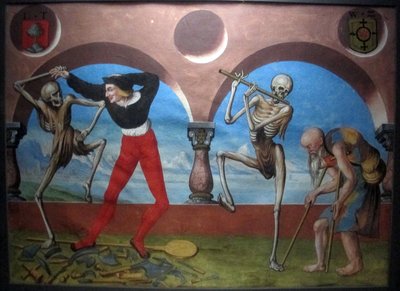 Copia della perduta danza macabra di M. Manuel del cimitero domenicano di Berna (1512-20) da Albrecht Kauw